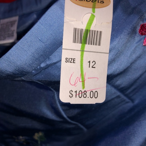 Talbots| Pure Silk Pants {Size 12} Color Baby Blue - Picture 5 of 5